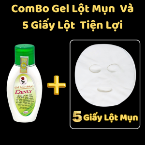 Gel Lột Mụn Cám  Mụn Đậu Đen  ComBo Gel Lột + 5 Giấy Lột Mụn  Lột mụn tại nhà  tiên lợi.