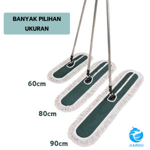 JIAROU Acrilik lobby duster sapu lobby tangkai mop pel lobby lantai masjid pel apartemen60-80-90cm