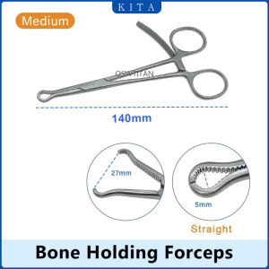 KITABone Holding Forceps with Serrated Orthopedic Clamp Small Bone reduction forceps Orthopedics Instruments