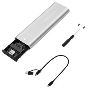 Kebidumei M.2 NVMe อะแดปเตอร์ตู้ SSD 10อะแดปเตอร์ Gbps USB C 3.1 Gen2เคส NVMe แผงกั้นภายนอกเครื่องอ่าน NVMe