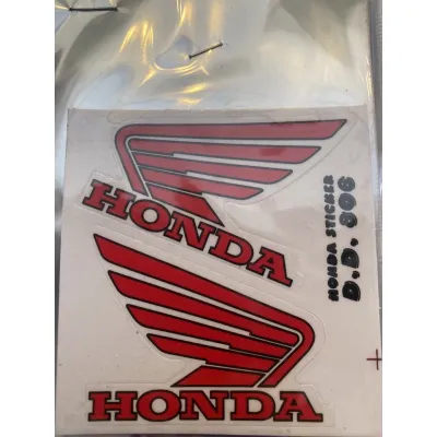 สติ๊กเกอร์ปีกนก Honda มี 4 สี ขาว แดง น้ำเงิน เหลือง