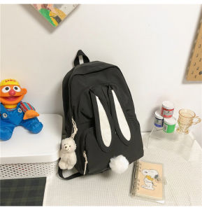 WYK91 Tas Ransel Wanita Pria Sekolah Kuliah BUNNY Backpack Impor TKM