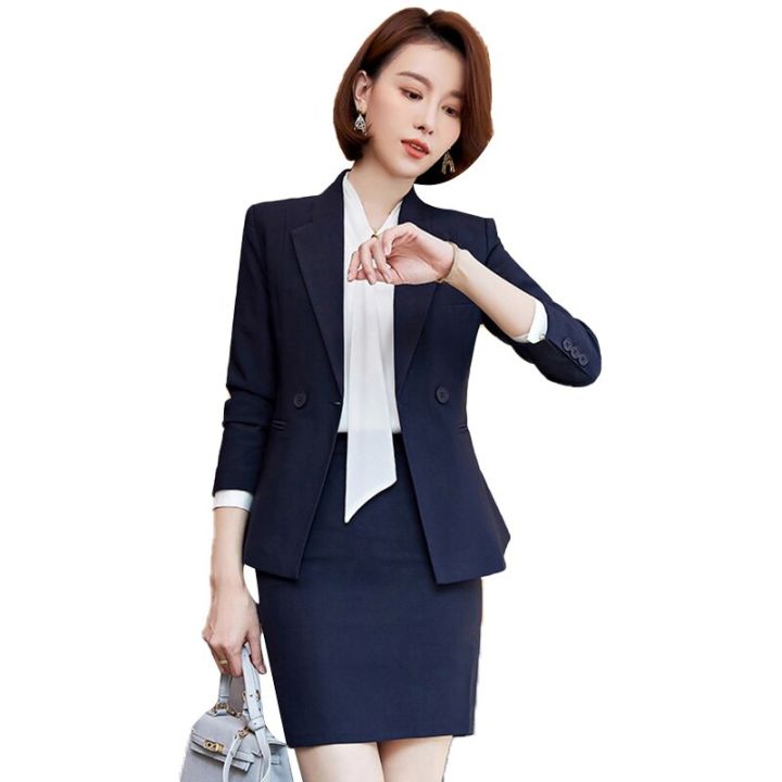 Coat and skirt outlet office uniform