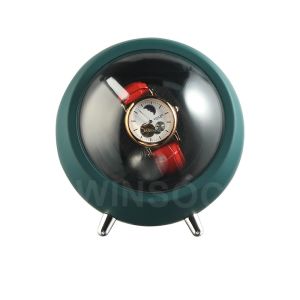Winder watch box two turning modes multi-powering 360 degree rotating display dust-proof protective spin stand #YBQ1
