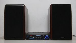 2000W 12V 220V 2-channel D-level HIFI Bluetooth 5.0 power amplifier car/MP3 player with luminous knob Stereo Audio Power Amplifier for speakers