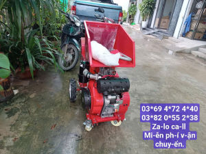 Máy băm cành cây chạy dầ.u siêu khoẻ 13hp