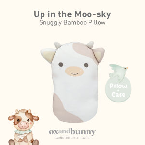 SG Ox and Bunny Little Moo Snuggly Bamboo Pillow (Pillow + Case) newborn baby toddler baby gift