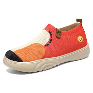 Free Shipping WomenS Shoes Versatile Spring Collection Casual Shoes Canvas Shoes Soft-Soled Comfortable For All-Day Wear Mom Shoes Slip-On Flats