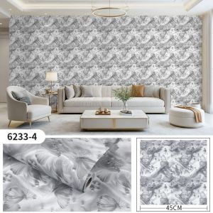 kkl store pcv wall paper 10meters sticker adhesion wallpaper wall sticker Size: 10 Meters x 45 Cm Sold In Roll