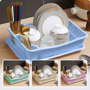 GFS Rak Piring Dan Sendok Plastik / Rak Piring Plastik / Rak Piring Serbaguna / Rak Piring Dapur Baskom / Rak Piring Plastik / Rak Pengering Piring Megahomedecor PBR-C