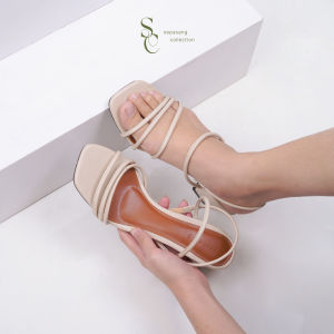 SEPASANG COLLECTION Jemma Sandal Heels Wanita Hak 5 Cm