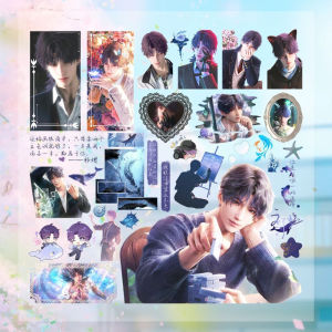 Love and Deepspace Sylus Rafayel 3D Raised Crystal Sticker Sheet DIY Phone Case Decoration Cute Anime Boyfriend Stickers for Laptop Water Bottle 1pc