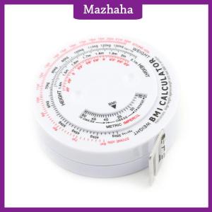 Mazhaha BMI Body Mass Index Retractable Tape 150cm Measure Calculator Diet Weight Loss Tape Measures Tools