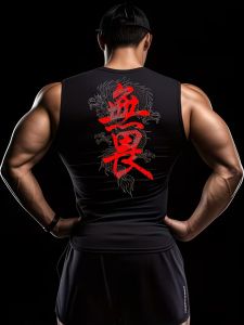[Local Stock] VCC Sports quick drying sleeveless Mens t-shirts and tank tops fashion summer casual sportswear training hiking gym mens clothes