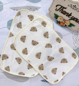 Gối Xô Nhăn Sợi Tre Mềm Mịn 10 Lớp Thấm Hút Mồ Hôi Cho Bé Sơ Sinh Ngủ Ngon