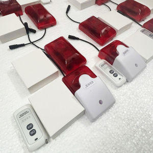 Hệ thống báo động PCCC tổ liên gia 5 nhà - Mô hình A01 - Có đèn định vị nhà nào ấn nút báo động