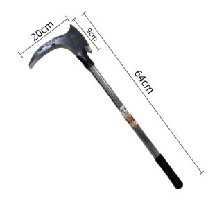 Sickle Machete Long Handle Double Head Blade Weeding Harvesting Corn Rice 64cm 100cm