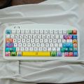 [Keycap Only]American Comics Hand-painted Keycap Doodle Hand Drawn keycap 129 Keys Profile PBT Five-Sided Sublimation For Cherry MX Switch nical Keyboard Keychron/RK61/GK61/Anne Pro 2. 