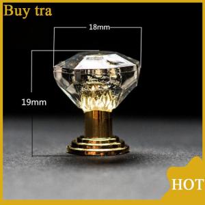 [Buytra] 10 cái núm Pha Lê Acrylic tay nắm kéo ngăn kéo tủ bếp núm cửa tủ kim cương