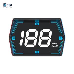 Ueblock✈ Car Digital GPS Speedometer HD LED Display Speed MPH KMH HUD Compass Head Up Display Overspeed Alarm Digital GPS HUD