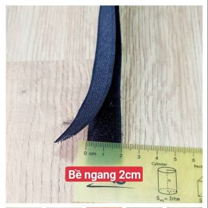 Miếng Dán Xé Băng Dán Xé Gai Xù 2 Màu Trắng Đen Dùng Làm Phụ Kiện May Mặc Khóa Dán Giầy May Túi Xách