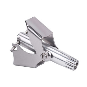 Manual Nose Trimmer Stainless Steel Nose Ear Hair Clipper for Men Women Mini Portable Washable Face Cleaning Shaving Nose Trimmer 鼻毛修剪器
