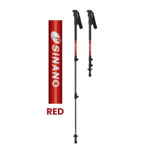 SINANO - LONG TRAIL 115 TELESCOPIC TREKKING POLE ALUMINIUM LIGHTWEIGHT HIKING & TRAIL STICK