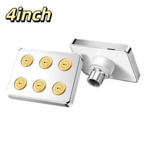 COUPLECOL Thiết kế eo nhỏ Đầu vòi sen mưa Công nghệ chống chặn Kích thước 4 inch/10 inch Đầu vòi hoa sen đa năng Phụ kiện phòng tắm Kiểm soát dòng nước Vòi sen gắn tường Sử dụng trong phòng tắm