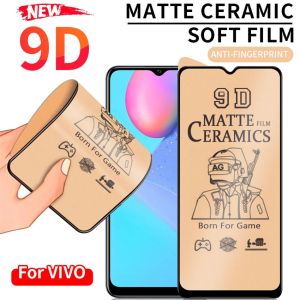 Matte Ceramic Film Soft Tempered Glass for Vivo V70 V60 V50 V40 29E V27E V25E V20 Se V23e V21e S1 Pro Y02 Y03 Y04 Y05 Y11 Y12 Y12S Y15 Y16 Y17 Y18 Y19 Y19S Y20 Y20I Y21 Y21D Y22 Y27 Y28 Y28S Y29 Y29T Y29S Y30 Y31 Y33S Y33T Y39 Y50 Screen Protector