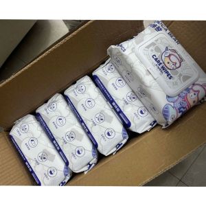 [1 กล่อง มี 10 แพ็ค] ทิชชู่เปียกห่อใหญ่ 80 แผ่น ฉ่ำฉ่ำ Baby wipes YAYA ทำความสะอาด ผ้าเช็ดทำความสะอาด สำหรับเด็ก