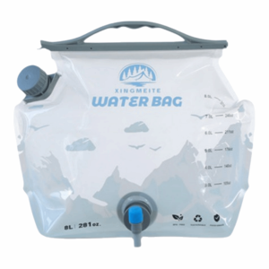 FUNG 8L Outdoor Water Bag Folding Portable Water Container Travel Water Bag with Faucet Water Storage Bag Outdoor