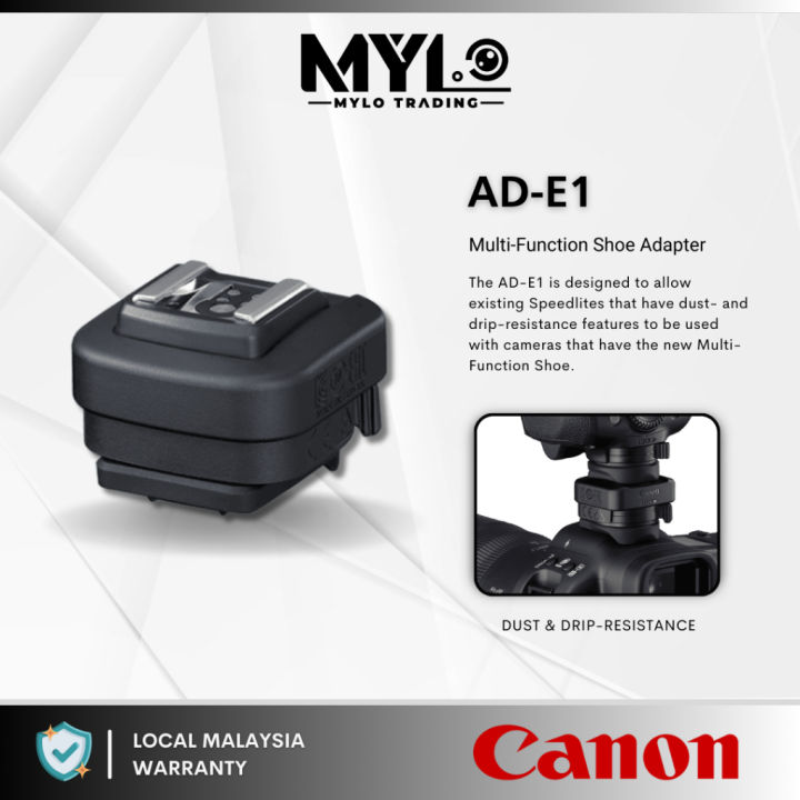 Canon Ad E1 Multi Function Shoe Adapter Lazada Canon Ad E1 Multi Function Shoe Adapter Lazada