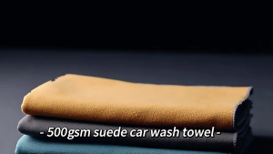 Multipurpose Suedes Car Wash Towel Thick Design High Capacity Water Absorption Quick Drying Cloth for Home