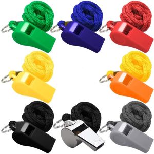 ABS material whistle Colorful whistle Ball game referee whistle Cheerleading cheer whistle High pitch crisp whistle Durable anti-fall whistle