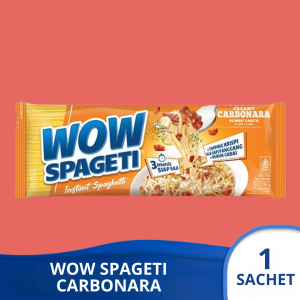 WOW SPAGETI CARBONARA Pasta Instan 1 sachet