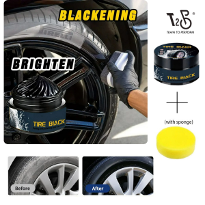 T2P Brightening Black Car Tire Restoration Wax Avoiding Rubber Aging and Colour Loss Tire Cream