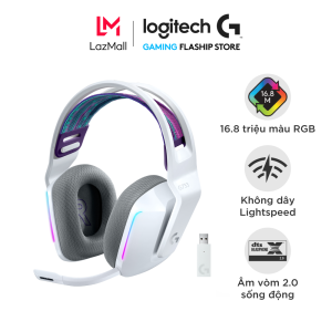 Tai nghe game không dây Lightspeed Logitech G733 - Headband tùy chỉnh RGB Lightsync màn loa Pro-G Mic Blue Voice