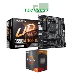 AMD Ryzen 7 5700X 3.4 GHz Eight-Core AM4 Processor with GIGABYTE