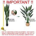[WITH FREE GIFT] Albizia Julibrissin Artificial Plant Artificial Tree Free Planter Basket Free Plastic Plant Pot Indoor Plant Indoor Decoration Home Decor Fake Plant Tree Decor Tall Plant Pokok Hiasan Pokok Palsu Plant Decor Living Room Entrance Office. 