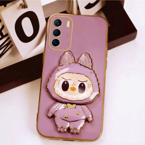 Casing Infinix Zero 5G 2023 Zero 30 4G Note 12 2023 Note 12 G96  Labubu Mirror Stand Premium Silicon Plating