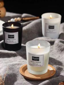 เทียนหอมอโรม่า กลิ่นหอม ดับกลิ่น ไขถั่วเหลือง เทียนหอมปรับอากาศ เทียนหอมสร้างบรรยากาศ