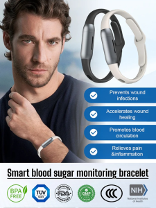 Adults carry smart bracelet essential oil mosquito repellent bracelet silicone outdoor bracelet portable blood sugar control bracelet