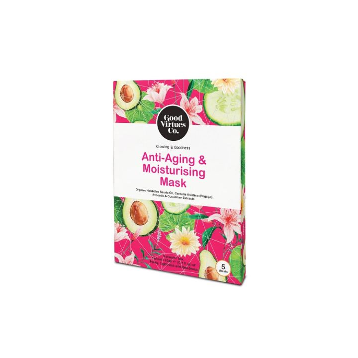 GOOD VIRTUES CO AntiAge & Moist Mask 5s Lazada