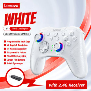 Lenovo S01 Bộ điều khiển không dây gamepads cho chuyển đổi PC điện thoại Android có dây kết nối đầu nhận bluetooth