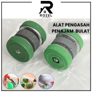 ROZEL Alat Pengasah Asah Penajam Pisau Roda Bulat Putar Asah Pisau Gunting Knife Sharpener