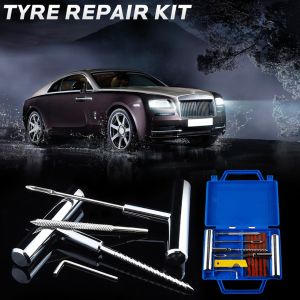 AUTOFun Auto Tire Repair Kit Car Van Motorcycle Bike Tire Repair Tools Tire Patch Kit