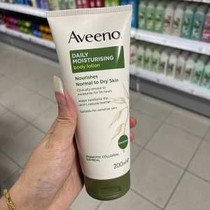 ✼Stock UK Aveeno Aveno Oat High Efficiency Moisturizing Lotion 200ml Suitable for Children and Pregnant Women☝