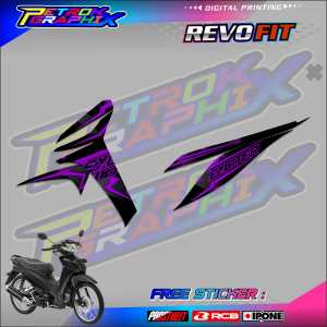 STRIPING VARIASI HONDA REVO FIT / STIKER LIST VARIASI HONDA REVO FIT