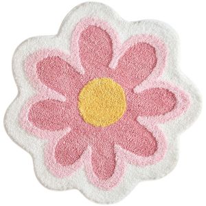1pcs Super Absorbent Bathroom Mat 40x60cm Imitation Cashmere Material Soft Floor Mat with Rubber Backing