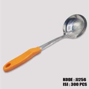 Irus Stainless Gagang Warna Eros Centong Kuah Sayur Stainless Steel Centong Sup Sendok Sayur